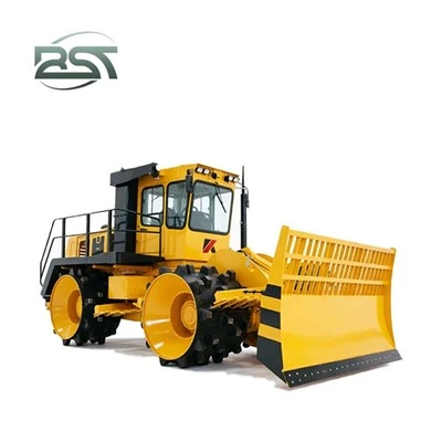 Compactador de aterro de resíduos